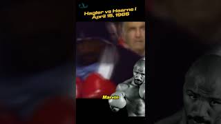 Relive the greatest opening rounds Hagler vs Hearns middleweight bout [upl. by Avilo]