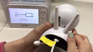 How to pair the baby monitorFor model BM1003 [upl. by Hendrick]