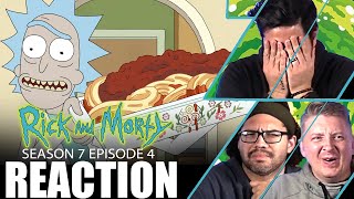 Rick and Morty 7x4 REACTION  quotThats Amortequot [upl. by Jocko]