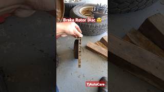 brake rotor disc 😲 brake mechanic short TjAutoCare [upl. by Chrisse]