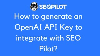 How to create an OpenAI API Key to get access to ChatGPT API [upl. by Thoer785]