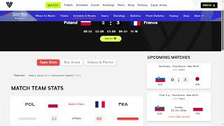 Volleyball Nations League 2024 Semifinales La final sera Japon vs Francia [upl. by Learsi]