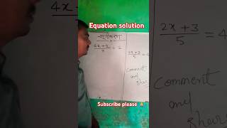 Equation solution  Neeraj Basic classes maths [upl. by Ttam673]