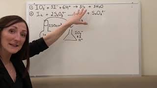 ALevel Chemistry Sodium Thiosulfate and Iodine Titrations [upl. by Eirrol]