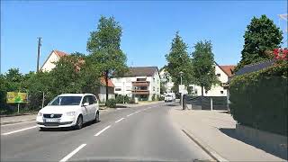 Driving KIRCHHEIM to PLOCHINGEN 🇩🇪 Germany 🇩🇪 [upl. by Ennahtur]