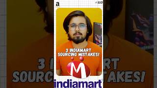 Top 3 Mistakes When Sourcing from IndiaMart for Amazon FBA amazonfba amazonmarketplace [upl. by Idorb]