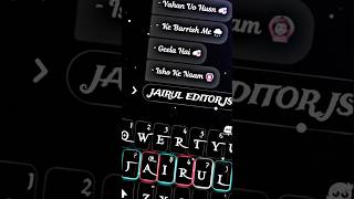 Character Dheela 💥With Lyrics Chat Xml File Video 🥰 Hindi Song 💥 Edit Boy jairuleditorjs 🥰 [upl. by Esmaria]