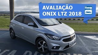 Avaliação Chevrolet Onix LTZ 14 AT 2018 [upl. by Earley]