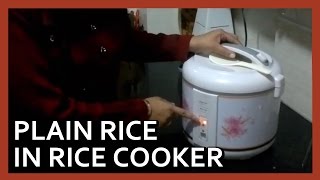 How to make Rice in Electric Cooker  Electric Rice Cooker Demo  Electric Rice Cooker Recipes [upl. by Darej908]