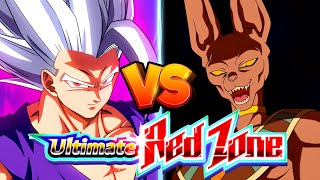 INVALIDATED GOHAN BEAST VS BEERUS ULTIMATE RED ZONE NO ITEMS DBZ Dokkan Battle [upl. by Anyak]