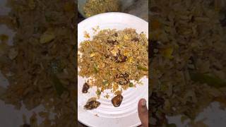 Roasted Chicken Pakoda Fried Rice Recipe shorts viral chickenrecipes eggrecipe [upl. by Ibocaj]