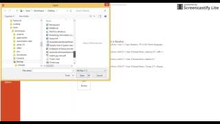 IGCSE ICT How to import an RTF file into PowerPoint 2013 [upl. by Lally651]