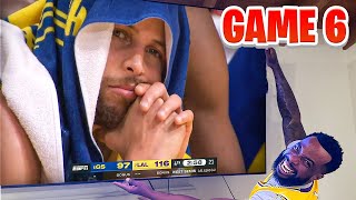 LeBron DEFEATED Currys DYNASTY Lakers Vs Warriors Game 6 Reaction [upl. by Frere291]