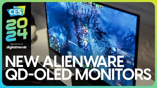 New Alienware QDOLED Monitors Laptop Updates  Dell at CES 2024 [upl. by Rene]