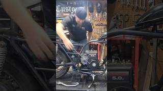 It runs Pull start Mowtacycle 5hp Briggs 163cc [upl. by Amilas499]