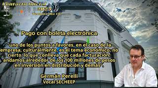 Boletas electrónicas Germán Perelli  Vocal SECHEEP [upl. by Barrada989]