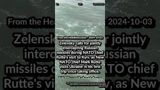 Zelensky jointly intercept NATO wont shoot Russian missiles drones over Ukraine Pentagon [upl. by Assilram]