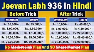 Lic Jeevan Labh 936 Plan Details  Jeevan Labh 936 In Hindi  Lic Best Plan 2023  Insurance Clinic [upl. by Ecitnirp808]