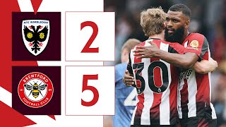 Igor Thago hits debut double 🇧🇷  AFC Wimbledon 25 Brentford  Pre Season Friendly Highlights [upl. by Komara]