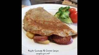 Savoury Buckwheat Crepe そば粉のクレープ [upl. by Lenoel]