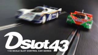 Kyosho Dslot43 Unveiled 143 Scale Slot Car Dslot43 [upl. by Kcirdez353]