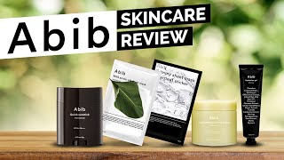 Abib Skincare ReviewYuja Probiotic Blemish PadSun stick Hydration Gel [upl. by Smailliw]