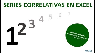 Cómo hacer una serie de números consecutivos en Excel [upl. by Attolrahc]