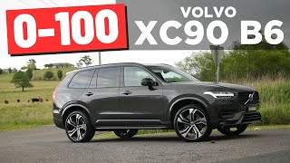 2023 Volvo XC90 B6 Ultimate review 0100 amp engine sound [upl. by Melloney507]