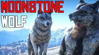 Red Dead Online Legendary Moonstone Wolf Location  Garment [upl. by Emsoc243]