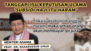 SUBSIDI HARAM ❌ BAYAR HAJI MAKIN MAHAL 😭 GIMANA NASIB JAMAAH menteriagama nasaruddinumar [upl. by Hedgcock]