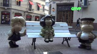 MAFALDA CUMPLIÓ 50 AÑOS Paseo de la Historieta ¡Feliz Cumpleaños Mafalda [upl. by Drarej]