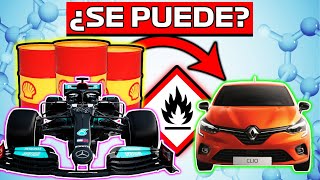 Qué GASOLINA usa un F1 💥 ¿COMBUSTIBLE de F1 en un COCHE de CALLE Motor de Formula 1  REPOSTAJES [upl. by Mirabelle]