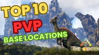 Top 10 pvp base locations The center Ark Ascended [upl. by Ursel]