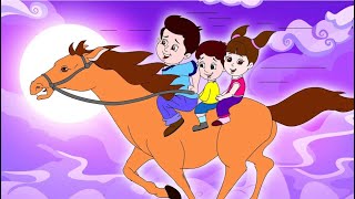 Hindi rhymes for babies  Lakdi ki kathi  hindi poem  popular hindi children songs by jingle toons [upl. by Yengac]