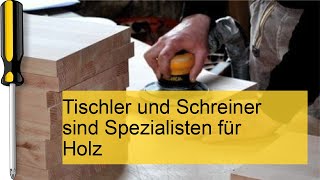 Die Kunst des Holzhandwerks Tischler und Schreiner im Fokus [upl. by Donough]