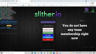 How to play with Team in Slitherio with Keys  NTL Mod for Slitherio  Tutorial1  Slitherio [upl. by Hebner]