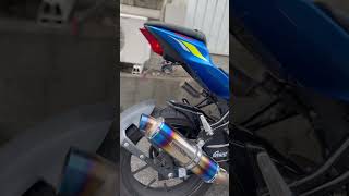 SUZUKI GSXR125 DL33B BEAMS REVO FULL Exhaust sound shorts マフラーサウンド ビームス [upl. by Caia]