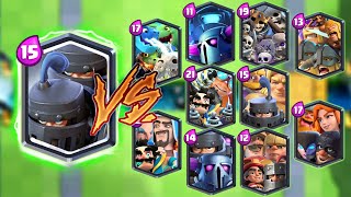 2x MEGA KNIGHTS VS ALL TEAMS  Clash Royale Team Battle [upl. by Theron]