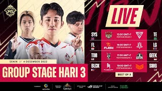 LIVE  HARI KE3  Fase Grup Kejuaraan Dunia M5  ID [upl. by Pren429]