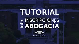 TUTORIAL  Inscripción a la carrera de abogacía 2023 [upl. by Desi]