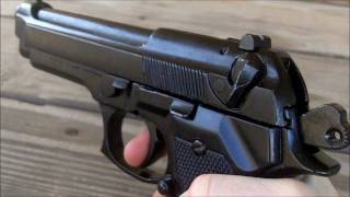 Denix Beretta 92 Nonfiring replica prop gun M9 [upl. by Wrennie429]