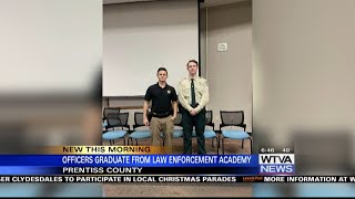 Prentiss County corrections officers graduate from part time law enforcement academy [upl. by Yanehs]