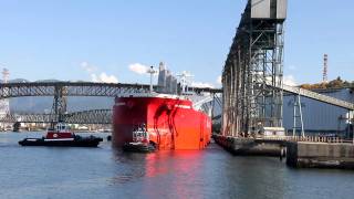 Seaspan Tugs Docking The Navios Armonia At Viterra Grain Elevator Vancouver BC 3 [upl. by Forrester38]