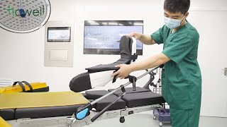 High End Lithotomy Position Stirrups Pneumatic spring assist easy to adjust [upl. by Aneel721]