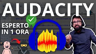 AUDACITY per PODCAST MUSICA e AUDIOLIBRI  Corso GRATIS e COMPLETO [upl. by Assiralc]