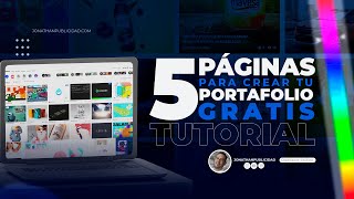 5 PÁGINAS para CREAR tu PORTAFOLIO PROFESIONAL GRATIS  Tutorial para DISEÑADOR GRÁFICO Y CREATIVOS [upl. by Nowujalo]