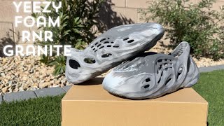 Yeezy Foam Runner Mx Granite Review Comparison amp Size Info [upl. by Huan]