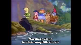 Disneys Adventures of the Gummi Bears Theme Song With lyrics [upl. by Eisinger]