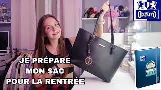 JE PREPARE MON SAC POUR LA RENTREE [upl. by Retsevlys210]