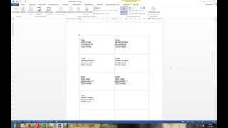 Microsoft Word EtikettenVorlage erstellen amp Seriendruck einfügen Deutsch German Tutorial [upl. by Shea]